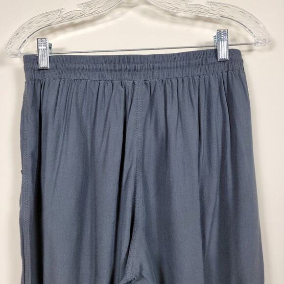 Esprit Capri Pants Womens Size 6 Gray Lightweight Elastic Waist Drawstring - Picture 8 of 14